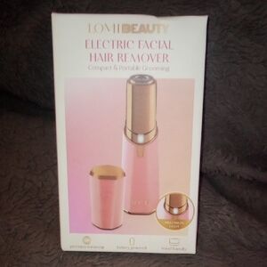 Pink Electric Facial Hair Remover